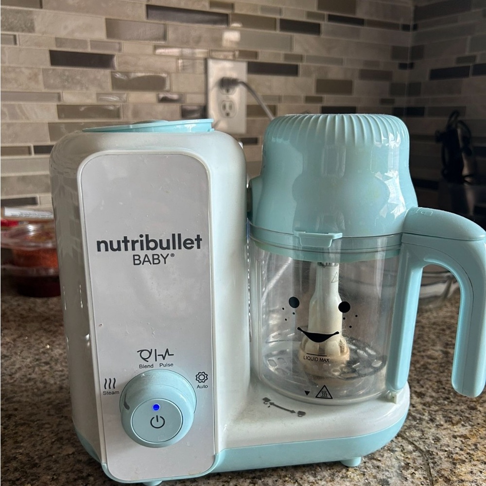 Nutribullet Baby Food Maker in Blue and White
